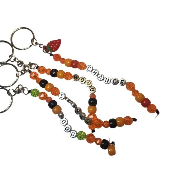 Colorful Beaded Keychain Set - Picture 3 of 4
